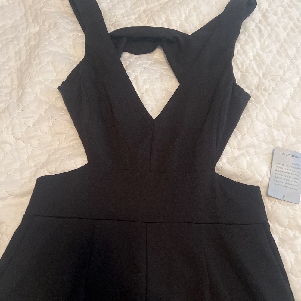 Nordstrom Black cut out jumpsuit
